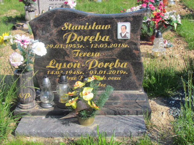 Grób Teresa Łysoń Poręba