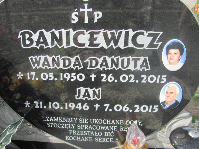 Wanda Danuta Banicewicz 1950 Świdnica - Grobonet - Wyszukiwarka osób pochowanych