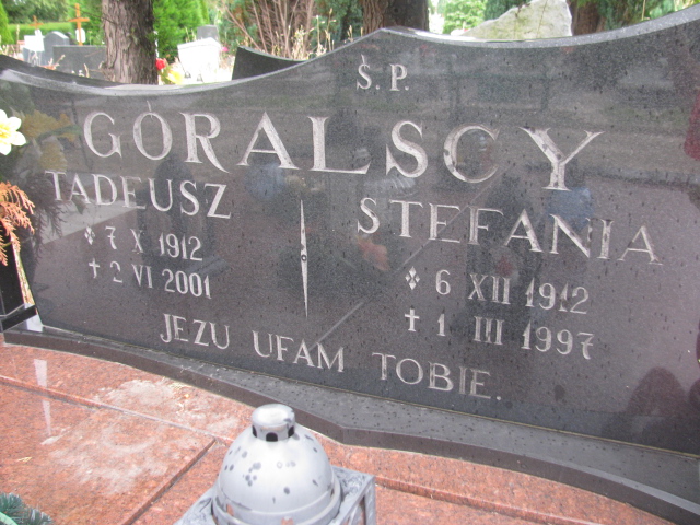 Tadeusz Góralski 1912 Świdnica - Grobonet - Wyszukiwarka osób pochowanych