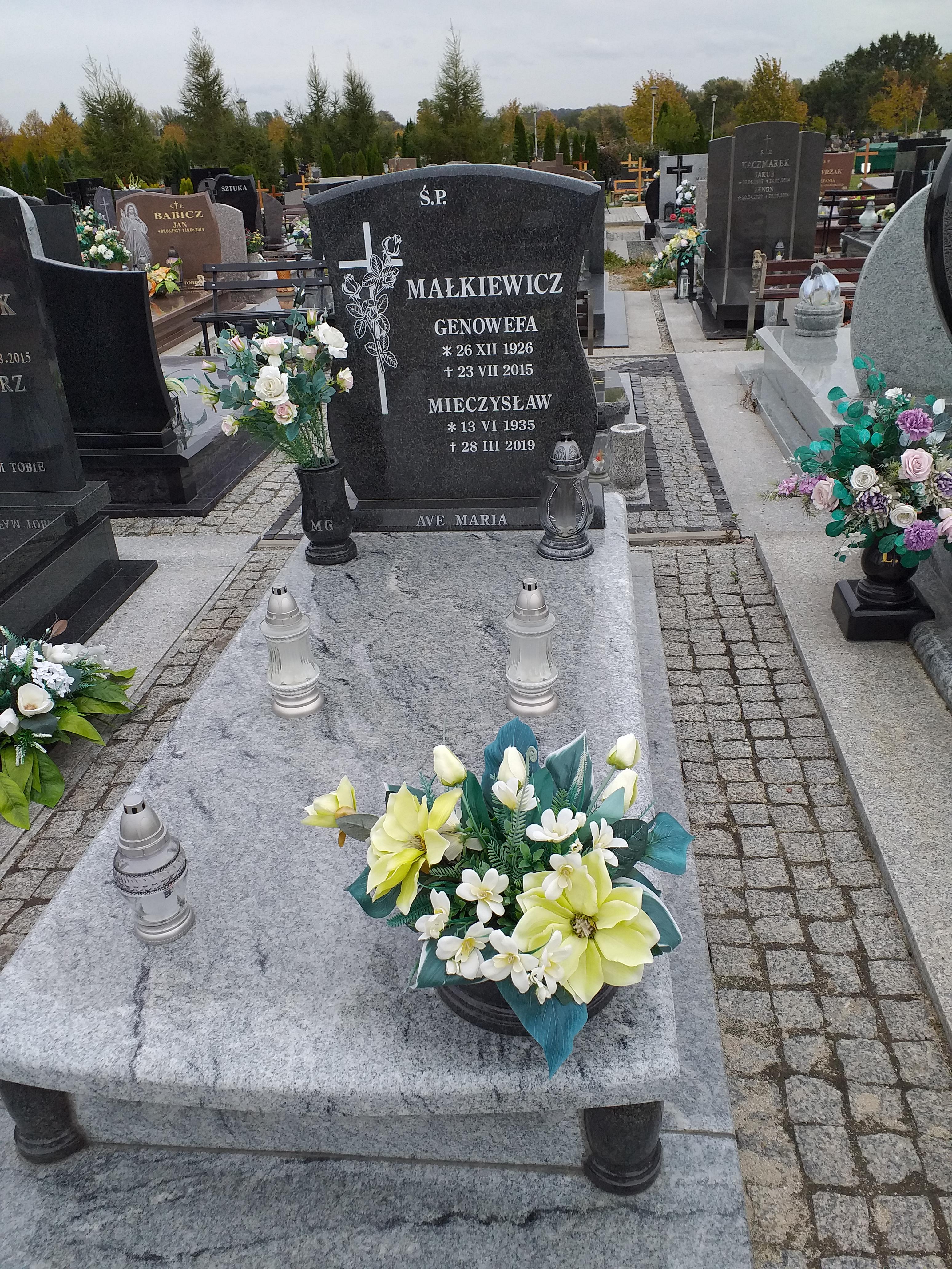 Genowefa Małkiewicz 1926 Świdnica - Grobonet - Wyszukiwarka osób pochowanych