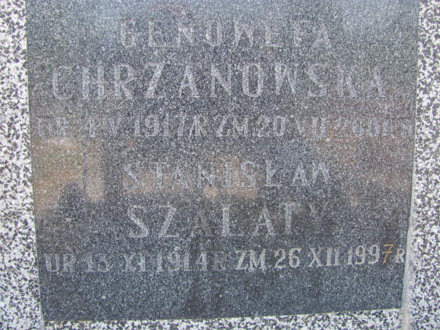 Stanisław Szalaty 1914 Świdnica - Grobonet - Wyszukiwarka osób pochowanych