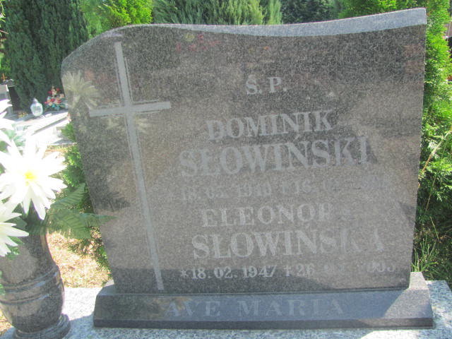 Dominik Słowiński 1940 Świdnica - Grobonet - Wyszukiwarka osób pochowanych