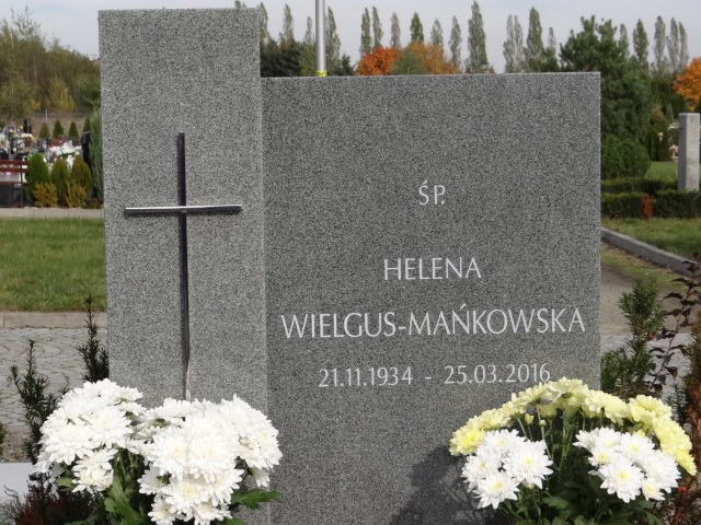 Helena Wielgus-Mańkowska 1934 Świdnica - Grobonet - Wyszukiwarka osób pochowanych