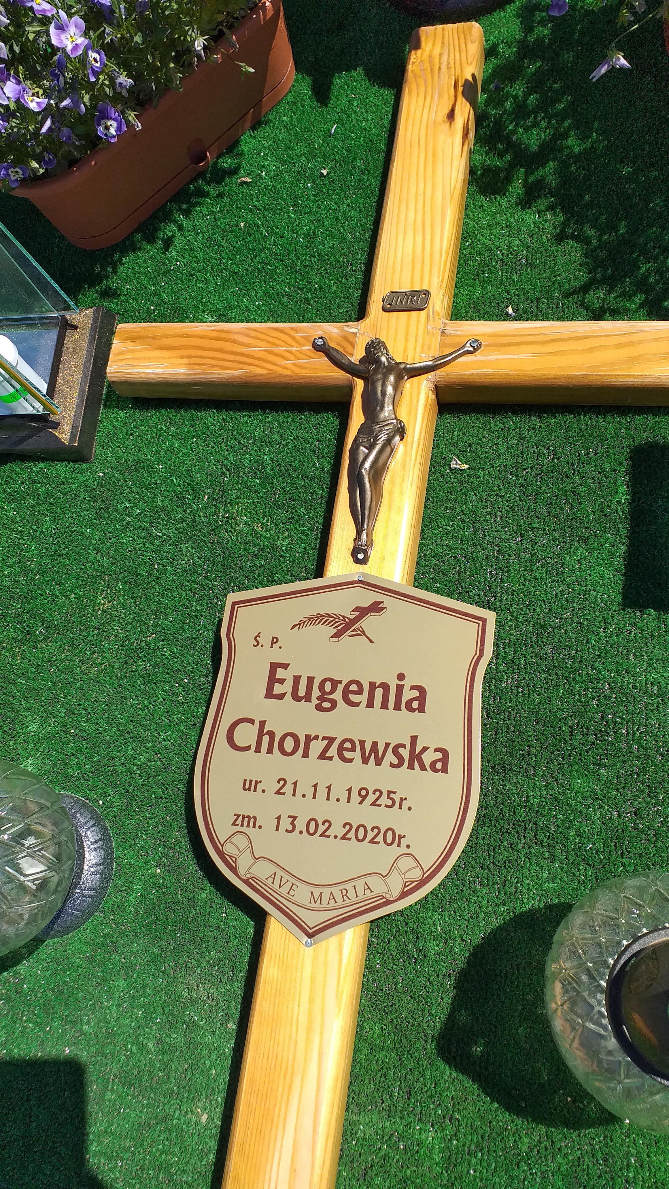 Eugenia Chorzewska 1925 Świdnica - Grobonet - Wyszukiwarka osób pochowanych