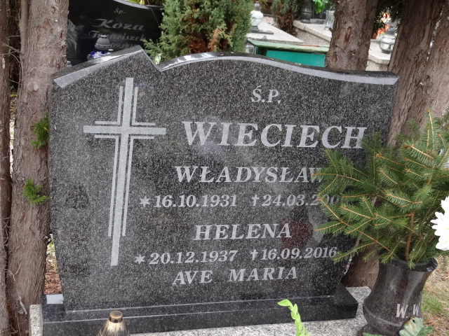 Grób Helena Wieciech