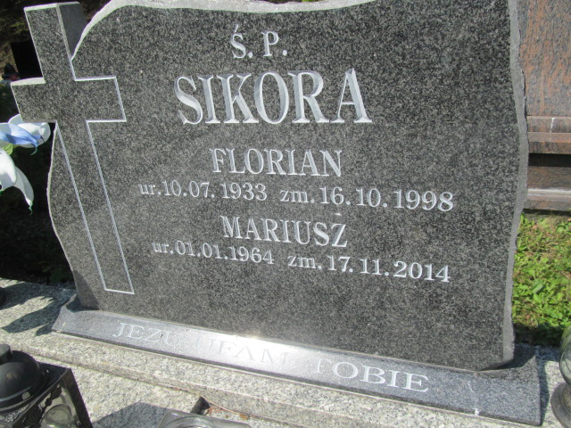 Florian Sikora 1933 Świdnica - Grobonet - Wyszukiwarka osób pochowanych