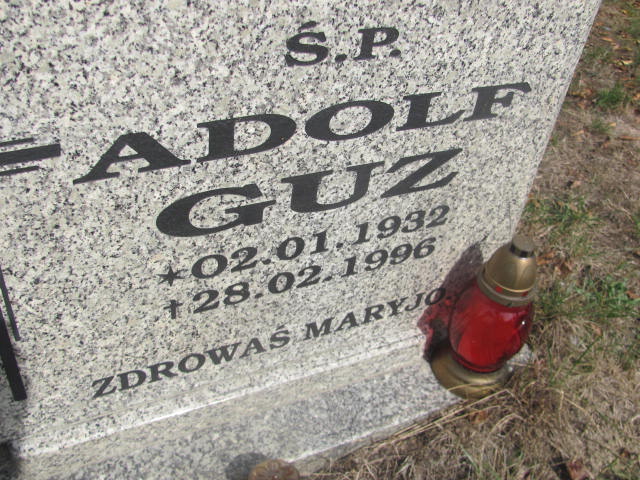 Adolf Guz 1932 Świdnica - Grobonet - Wyszukiwarka osób pochowanych