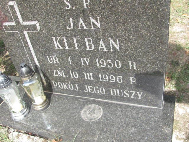 Jan Kleban 1930 Świdnica - Grobonet - Wyszukiwarka osób pochowanych